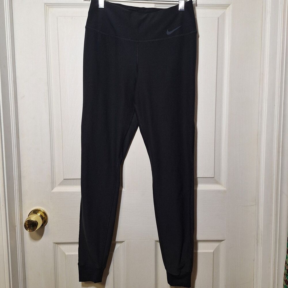 Nike Dri Fit Black Compression Leggings Hi Rise Athletic Sporty Activewear Sz S